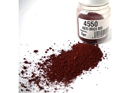 Powdered Underglaze: Brick Red (1140C max.)
