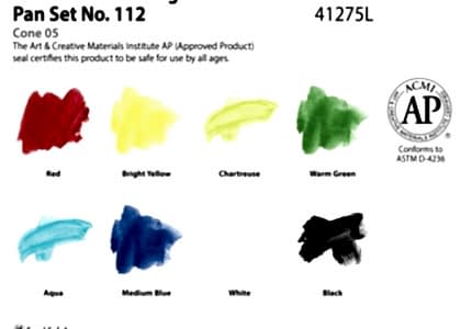 AMACO Semi Moist Underglaze Set #112