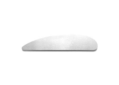 Mudtools Long Scraper Stainless Rib (Serrated 24 Teeth Per Inch)