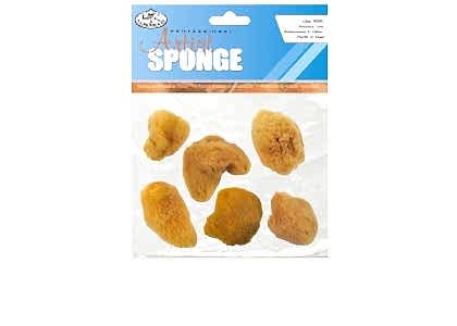 Natural Sponges: Small Fine (Pack of 6)