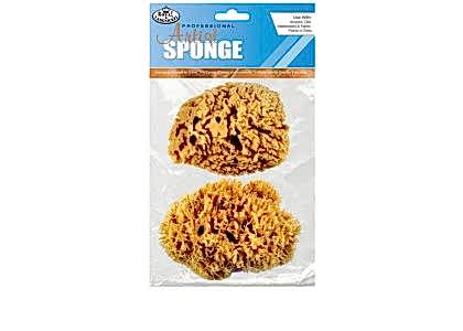 Natural Sponges: Medium Coarse (Pack of 2)