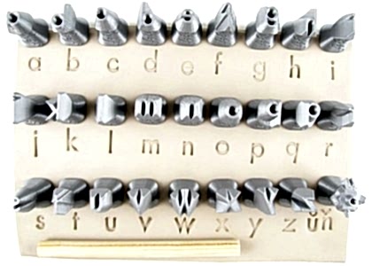 Relyef Tools: Alphabet Lowercase 10mm - Futura