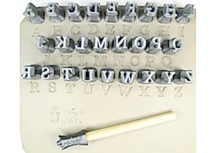 Relyef Tools: Alphabet Uppercase 10mm - Marion