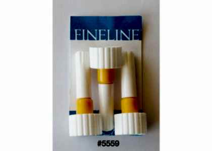 Standard Gauge 18G  - Fineline Caps for Small Mayco Bottles 3pc