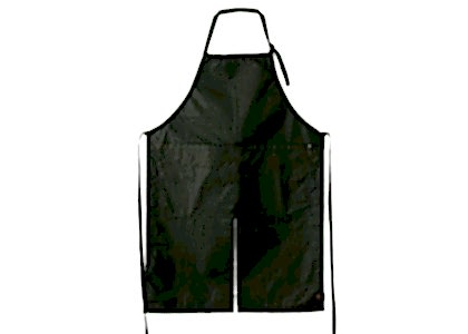 Fieldware Waxed Cotton Split Bib Apron - Rocket