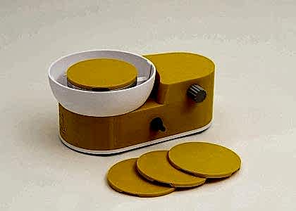 The Small Pottery Wheel - Ochre