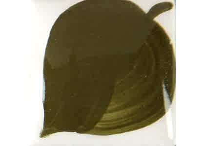 Duncan EZ Stroke Brush-On Glaze: Dark Olive 1oz